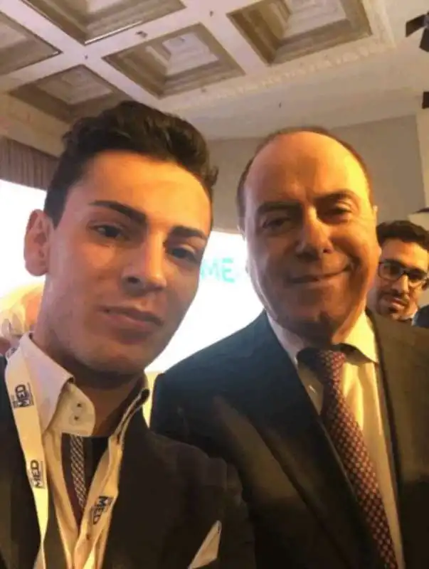 andrea stroppa con il ministro degli interni israeliano