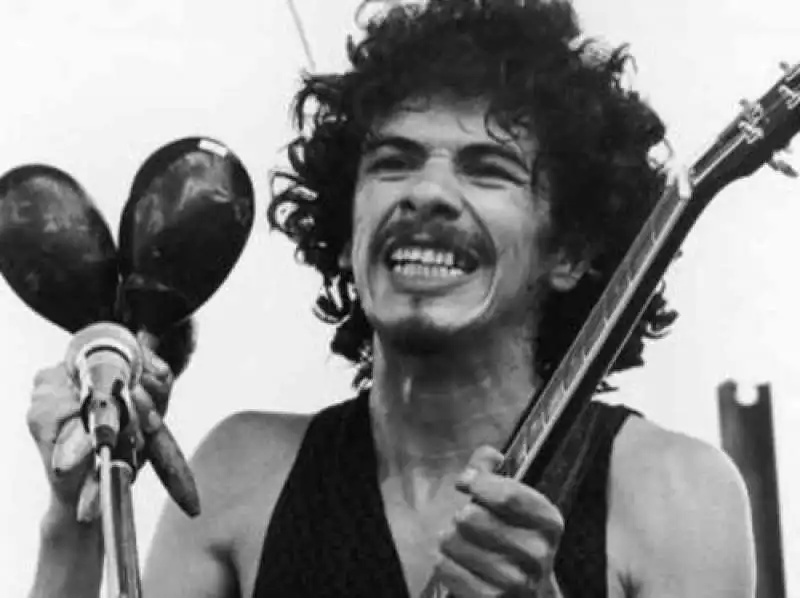 CARLOS SANTANA A WOODSTOCK