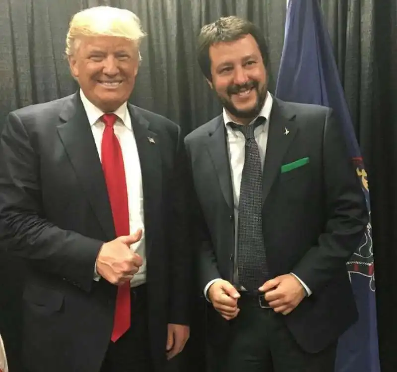 DONALD TRUMP E MATTEO SALVINI