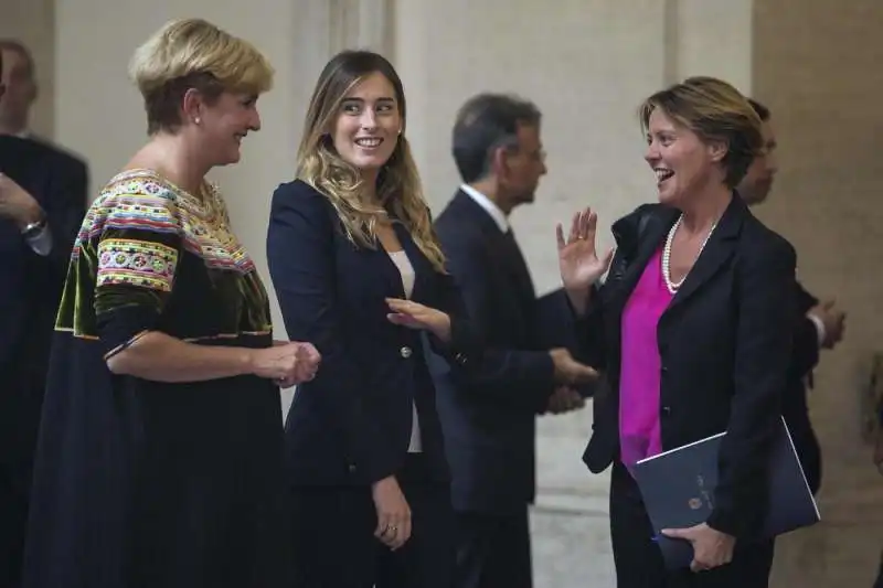 FEDERICA GUIDI MARIA ELENA BOSCHI BEATRICE LORENZIN