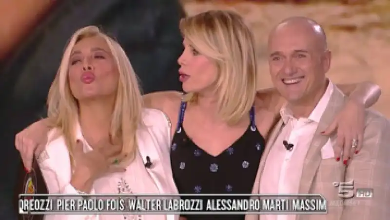 mara venier   alessia marcuzzi   alfonso signorini