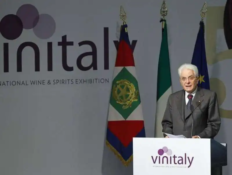 MATTARELLA A VINITALY 