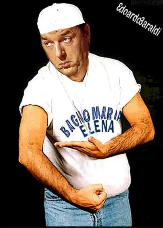 MATTEO RENZI, BULLO DEL BAGNO MARIA ELENA