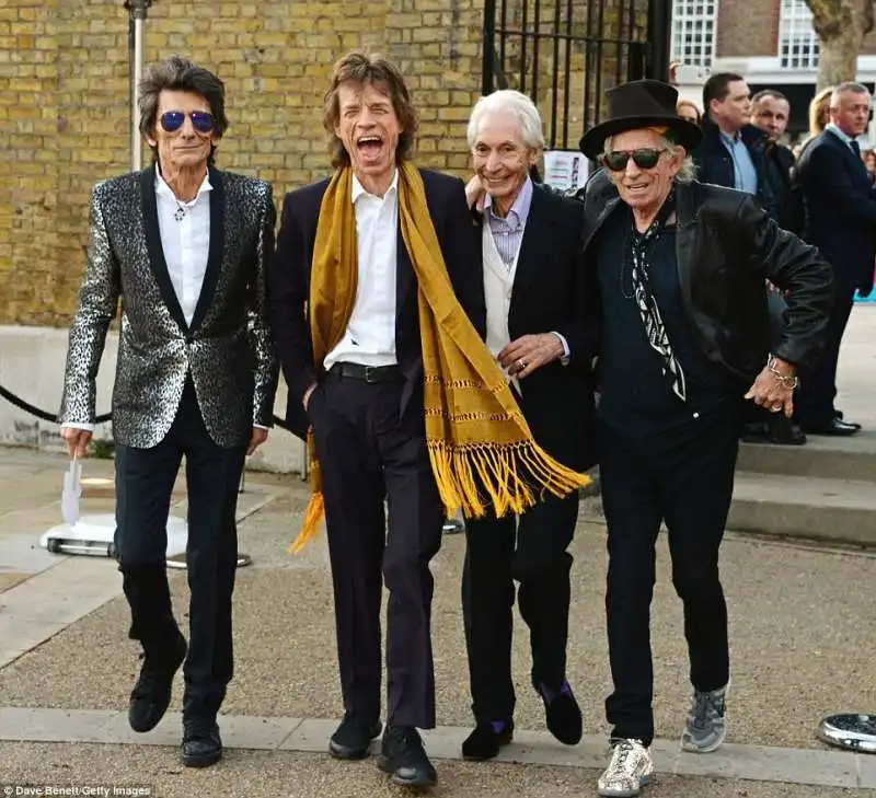 mick jagger keith richards ronnie wood e charlie watts