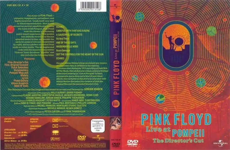 PINK FLOYD LIVE AT POMPEI ALBUM