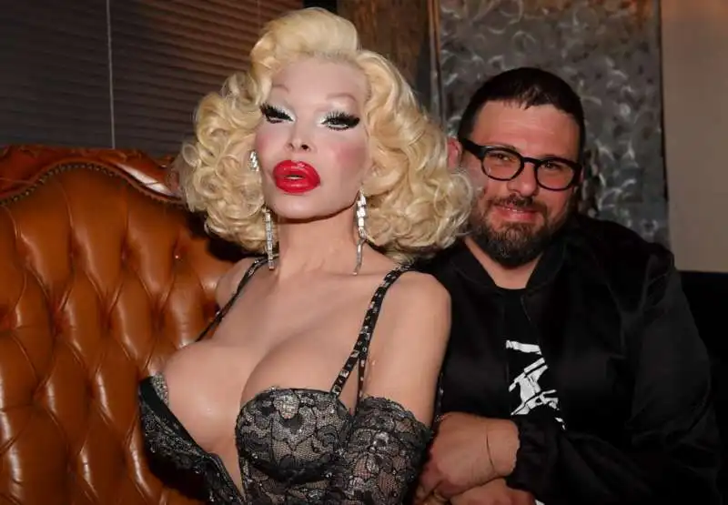 amanda lepore  stefano mastropaolo