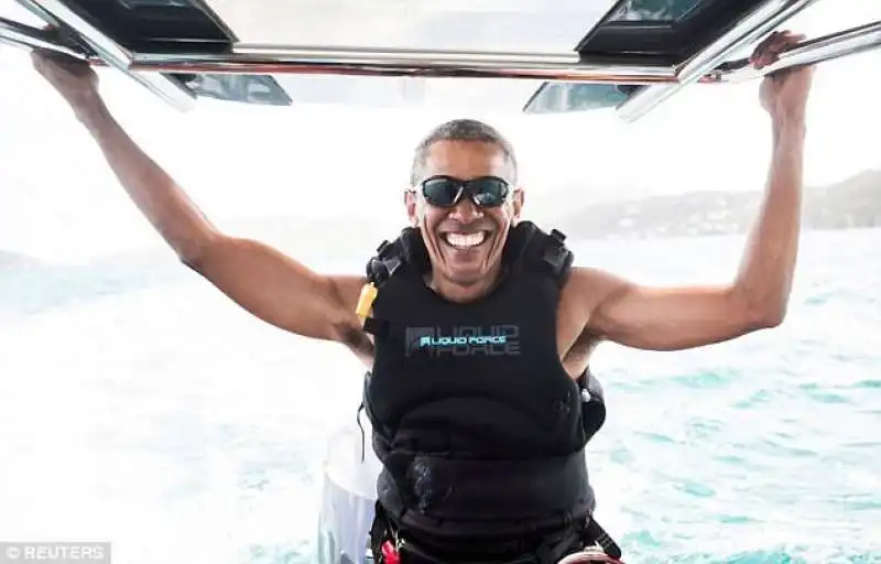 barack obama in vacanza alle british virgin islands nella villa di richard branson