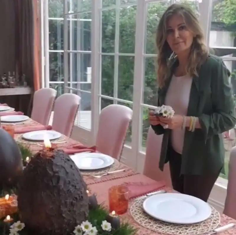 daniela santanche pranzo di pasqua