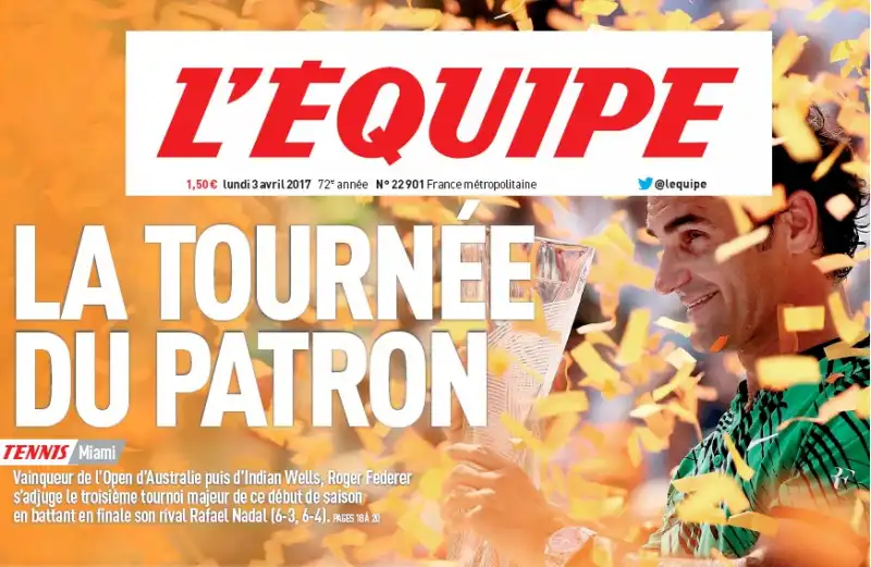 FEDERER l'EQUIPE