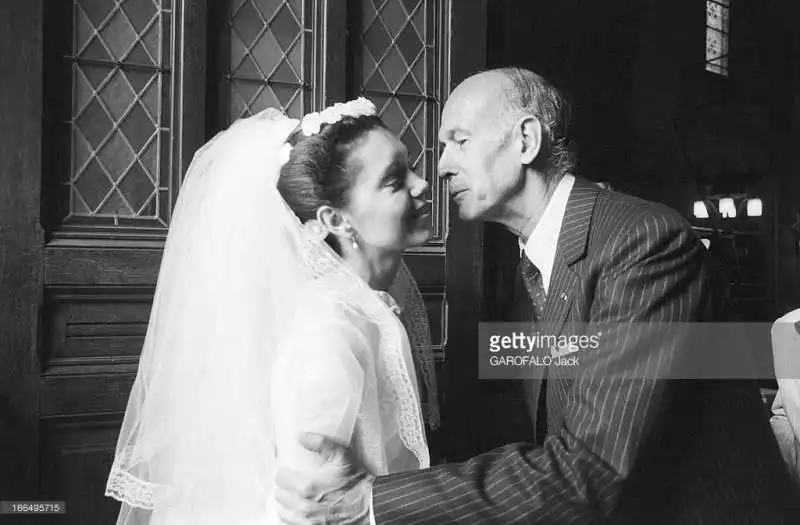 francia anne aymone e valery giscard d'estaing sposi