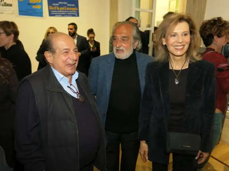 giancarlo magalli, nini salerno, daniela poggi foto andrea arriga