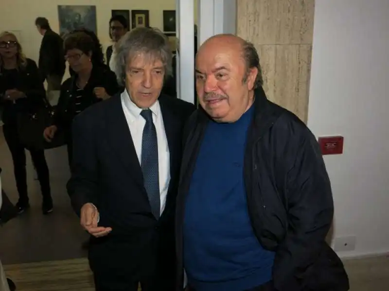 lino banfi con carlo vanzina foto andrea arriga