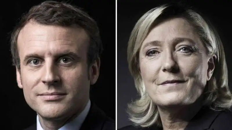 MACRON E LE PEN 