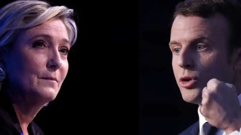 marine le pen   emmanuel macron 