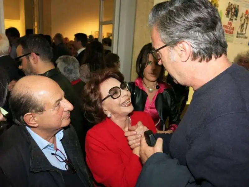 max tortora, giovanna ralli, giancarlo magalli foto andrea arriga