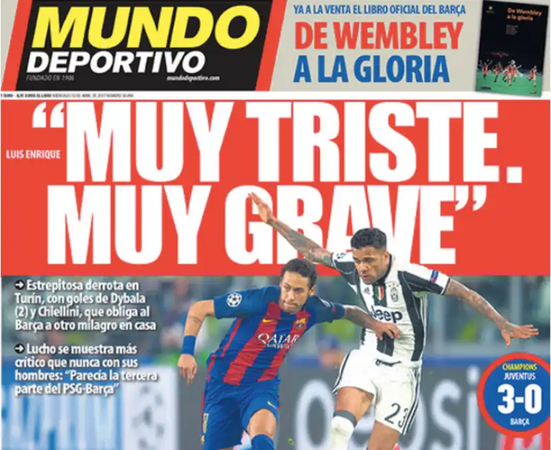 MUNDO DEPORTIVO JUVE BARCELLONA