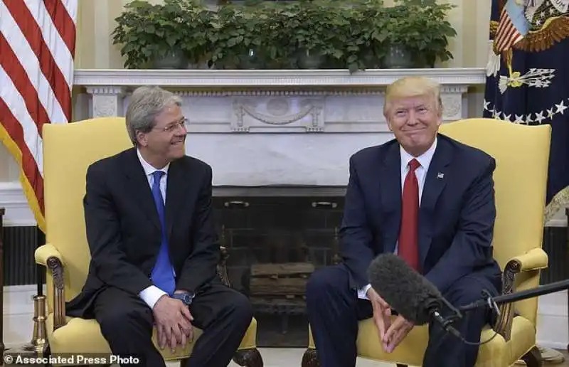 paolo  gentiloni  donald trump