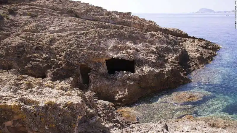 peschiere sull isola di zannone