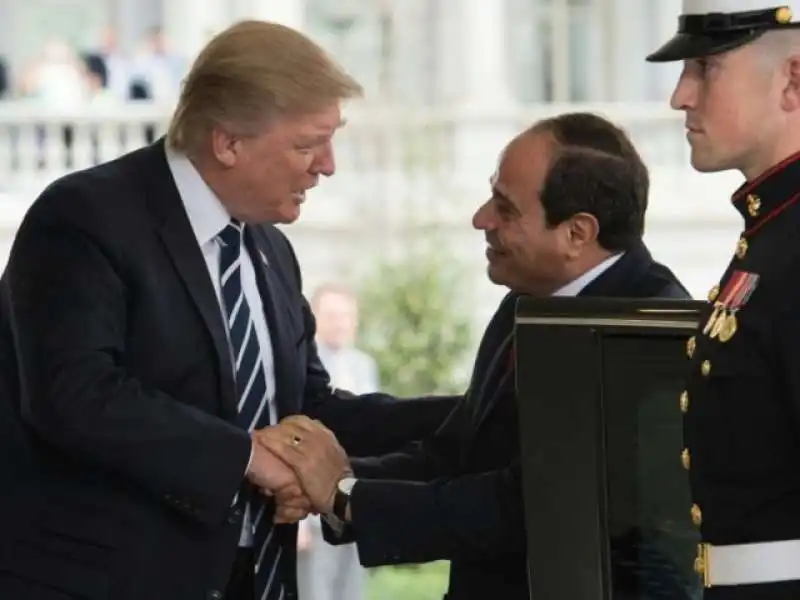 TRUMP E AL SISI 