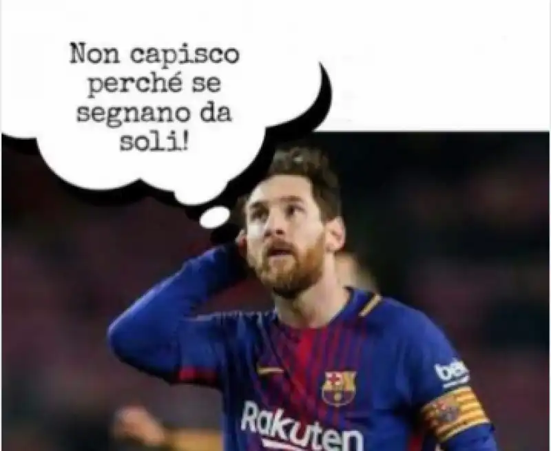 barcellona roma meme