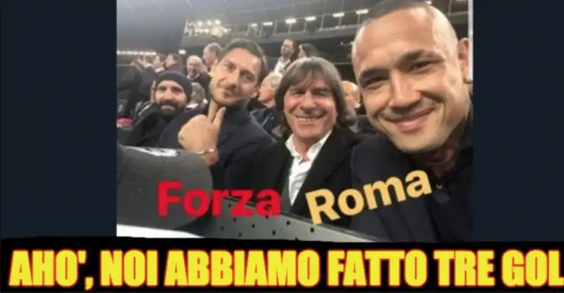 barcellona roma meme