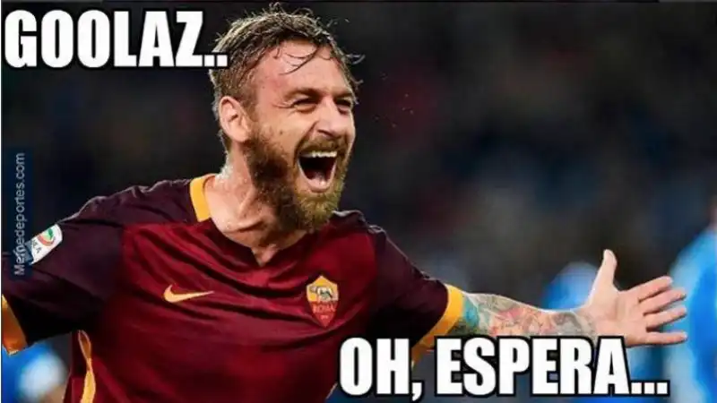 barcellona roma meme