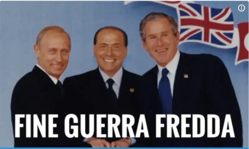 berlusconi putin george w.bush