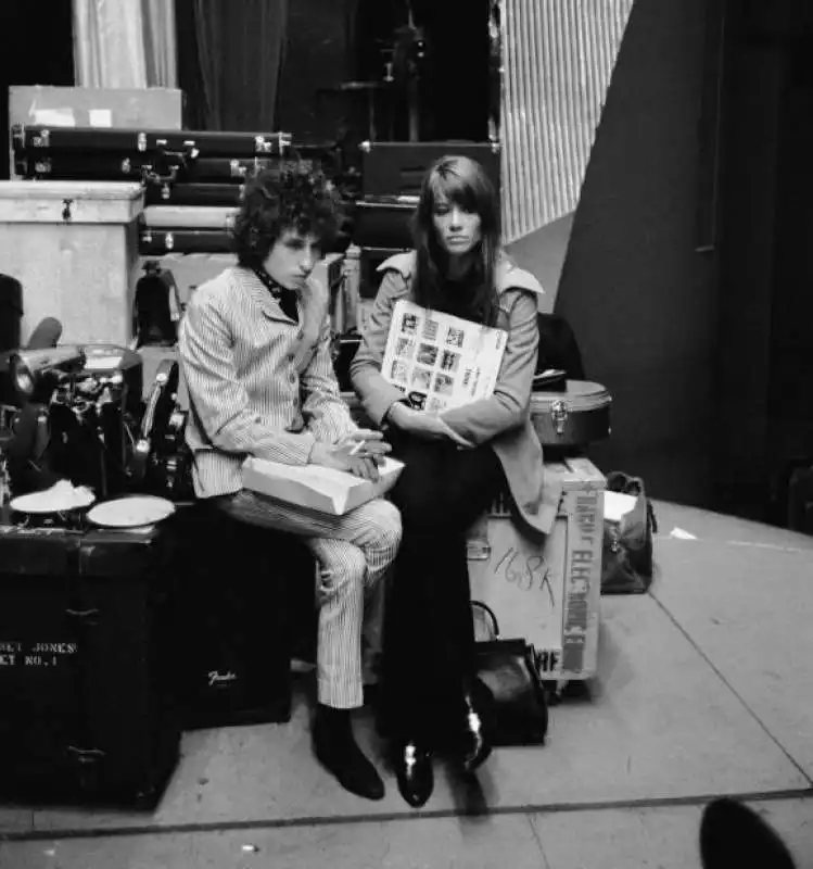 bob dylan e francoise hardy nel 1966