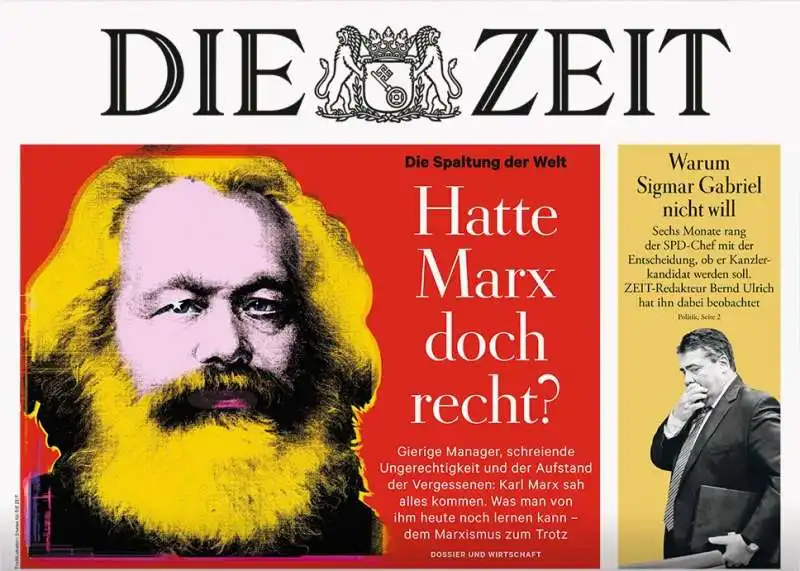 die zeit copertina marx