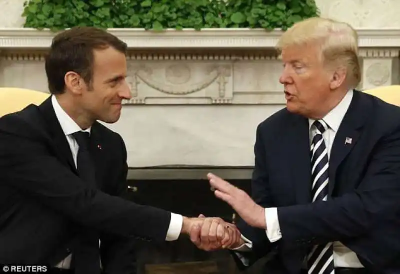 donald  trump ed  emmanuel macron 