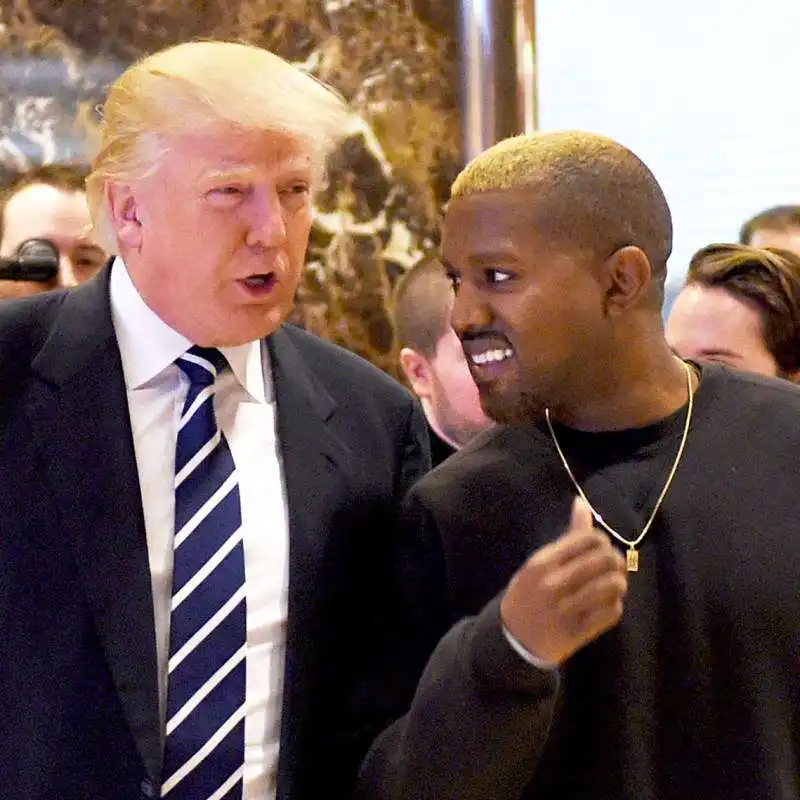 donald trump kanye west