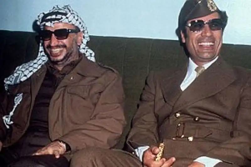 gheddafi arafat