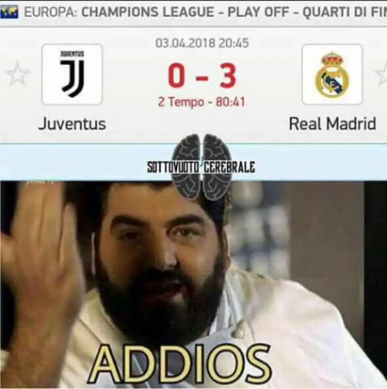 i meme dopo juventus real madrid    16