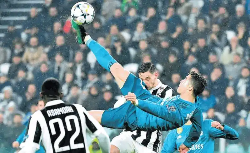 LA ROVESCIATA DI CRISTIANO RONALDO CONTRO LA JUVENTUS