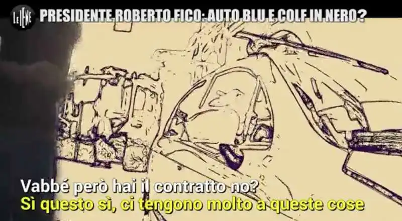 le iene beccano roberto fico sulla colf in nero  7