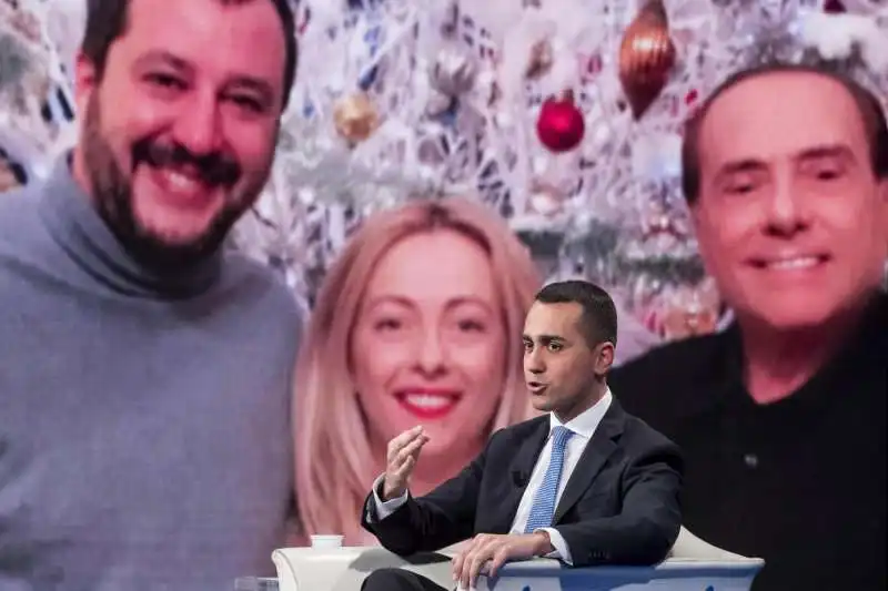 luigi di maio berlusconi salvini meloni