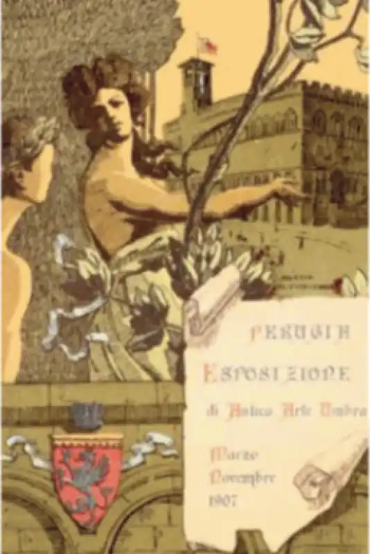 manifesto della mostra di perugia del 1907