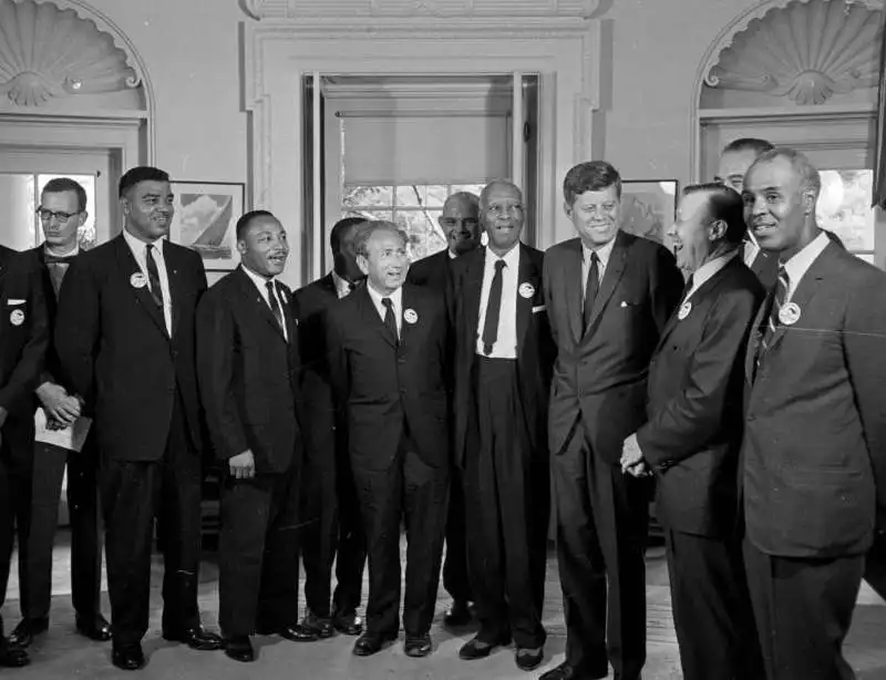 martin luther king john kennedy alla casa bianca