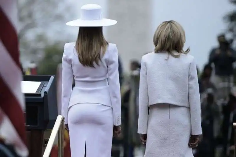 melania trump e brigitte macron 1