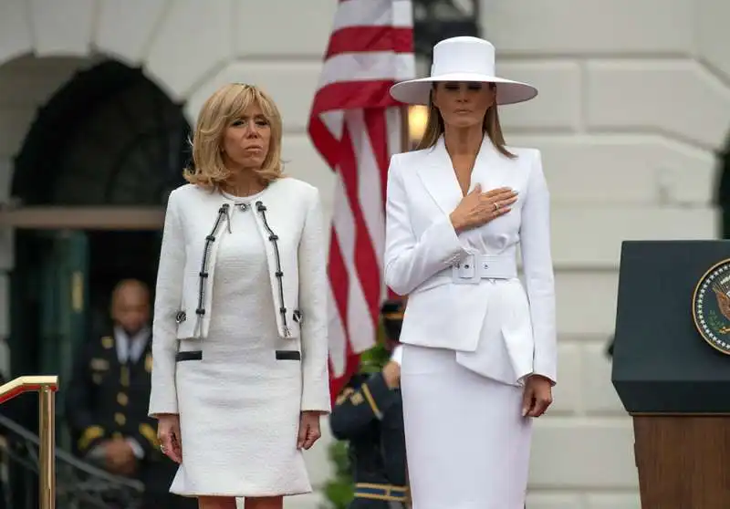 melania trump e brigitte macron