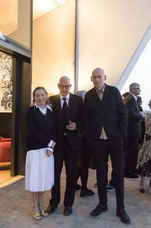 miuccia prada, luc tuymans, rem koolhaas