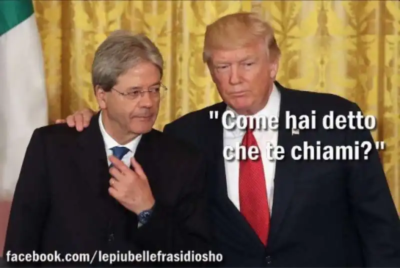 TRUMP GENTILONI