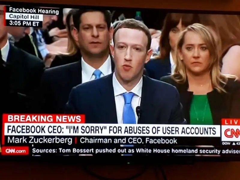 UDIENZA DI ZUCKERBERG AL SENATO     