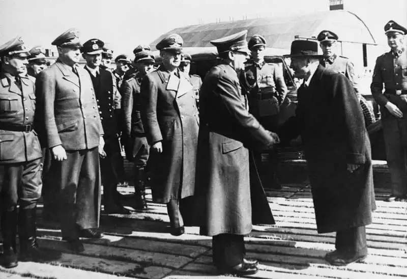 benito mussolini e hitler il 4 ottobre 1943