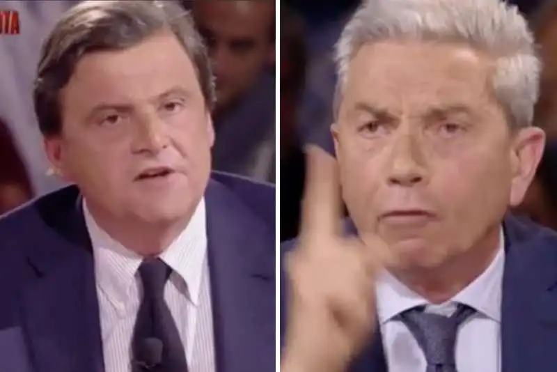 carlo calenda vs antonio padellaro a 'piazzapulita' 1