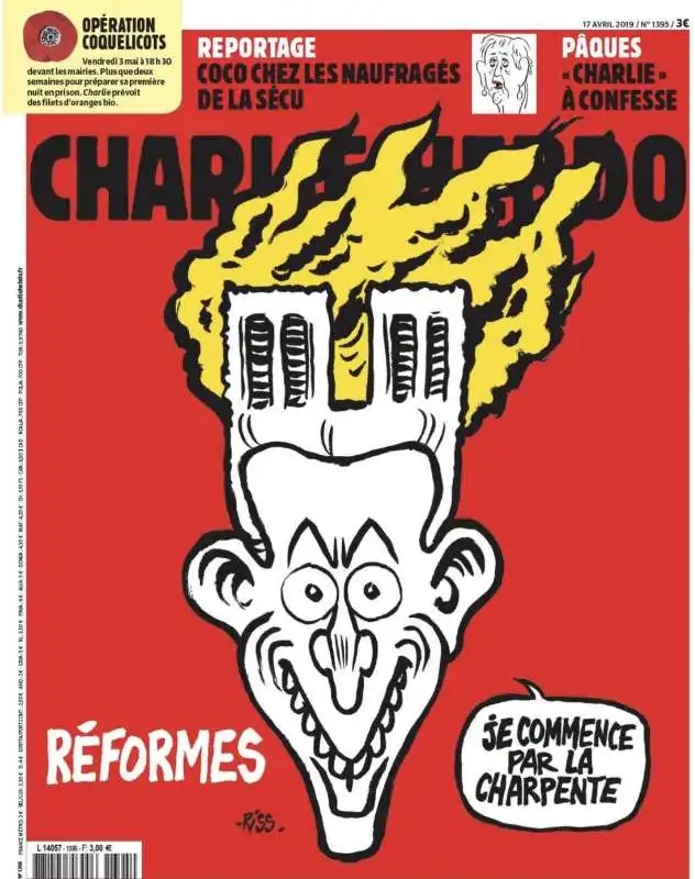 CHARLIE HEBDO E L'INCENDIO DI NOTRE DAME