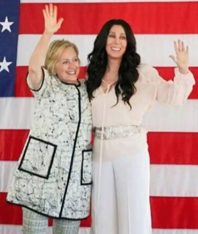 cher hillary clinton