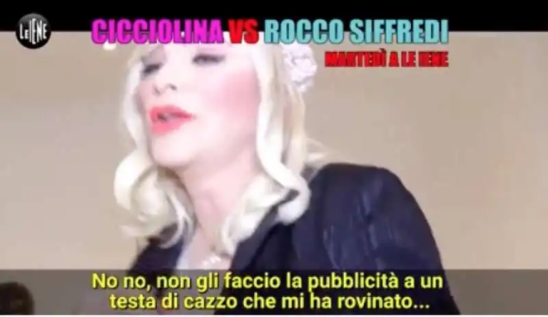 CICCIOLINA CONTRO ROCCO SIFFREDI