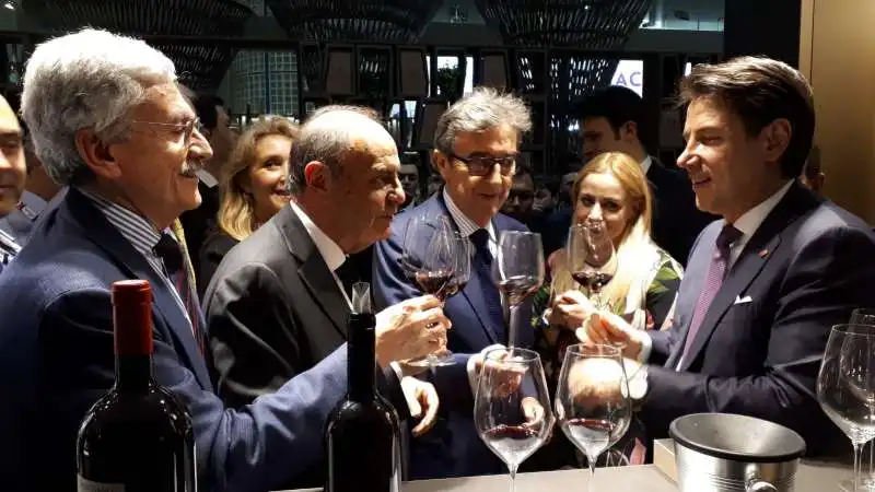 Dalema Vespa e Conte a Vinitaly