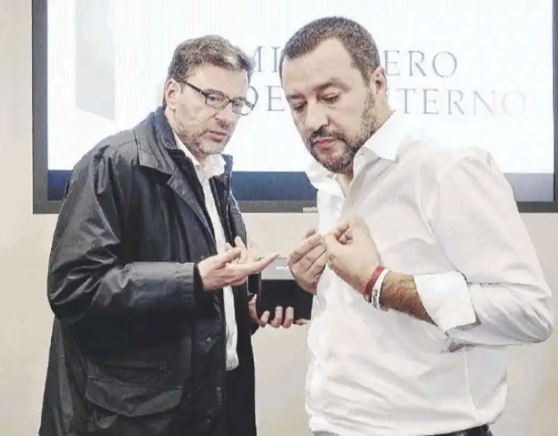 GIORGETTI E SALVINI